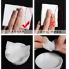 Almohadillas de Algodón Desmaquillantes Ermutao para Desmaquillar Rostro, Ojos y Labios, Algodón Puro Grueso y Delgado Suave Algodón de Compresa Húmeda 50 Piezas/Paquete