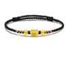 Pulsera de Hilo Rojo para el Año del Caballo, Nube de Buena Suerte y Candado de Bendición, Pulsera de Hilo Rojo para Pareja, Pulsera Tejida