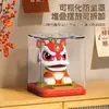 Nuevo Estilo Gato de la Fortuna Estilo Chino Solar Automático Danza del León Adorno Escritorio Oficina Decoración Atrae Riqueza Fabricante Mayoreo