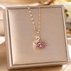 Estilo coreano Internet Celebrant Live Titanium Colar de Aço Colar Mulheres Vento Frio Full Diamond Swan Trendy Estudante Pingente personalizado clavícula corrente joias