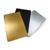 Metal de Acero Inoxidable Karas Tarjeta de Oro Chip RFID Encapsulado Tarjeta de Metal