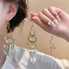 Pendientes de Borla de Concha Estilo Resort de Playa Pendientes de Moda Étnicos Nicho Pendientes de Lujo Ligero de Gama Alta para Mujer Venta al por Mayor