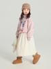 Sudadera de Dibujos Animados Nueva de Invierno 2024 Forrada de Polar y Engrosada Sudadera para Niñas Top Cálido y Cómodo para Bebé Niña