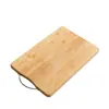 Tábua de corte de bambu natural, espessada para uso doméstico, tábua de corte resistente a mofo e antibacteriana, tábua de rolo de cozinha, bloco de corte de madeira maciça