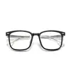 STUDIOMUKU gafas frescas de madera montura grande montura de gafas atmósfera menos montura de gafas retro