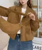 Chaqueta Vintage Popular Nueva para Mujer Primavera y Otoño 2026, Adelgazante y Versátil, Chaqueta Corta Casual para Mujeres Menudas, Top de Moda