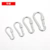 Mosquetão com Mola, Clipe Carabiner, Chaveiro Anti-Desprendimento, Fivela de Abóbora, Fivela para Coleira de Cachorro, Fivela para Fitness, Alta Capacidade de Carga