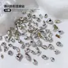 Mini Joias de Strass para Nail Art com Fundo Pontiagudo Tendência Nova Coração Super Brilhante Quadrado Coração Irregular Marquise Strass para Unha Decoração Atacado