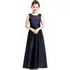 Vestido infantil Aliexpress de alta qualidade, modelo novo, para crianças maiores, ideal para apresentações de piano e violino em competições. Vestido de princesa.