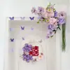 Decoración de Habitación de Boda con Flores Artificiales para Puerta de Dormitorio, Adecuado para Hombres y Mujeres, Arreglo de Flores Artificiales para Colgar en la Puerta