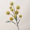 Flor de Simulación Diente de León Textura Afelpada Flor Artificial Estilo Nórdico Decoración del Hogar Arreglo de Flores de Escritorio Relleno para Ramos de Boda