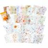 Mo tinta material papel libro de frijol una serie año luz de papel flor retro material de decoración de cuenta de mano papel de nota 50