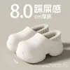 Sapatos de Algodão Impermeáveis com Aumento de Altura de 8cm para Mulheres, Antiderrapantes, Quentes, Duráveis, Sapatos de Algodão Peludo para Uso Externo no Inverno