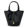 Bolsas Transfronteiriças 2025 Novo Estilo Bolsa Saco Cesta de Legumes Bolsa Feminina Couro Genuíno/Ultra-Fibra Bolsa de Mão Bolsa Premium para Mamãe