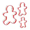 Moldes navideños para galletas transfronterizos en stock, cortadores de galletas para hornear, juego de moldes para galletas de copo de nieve y estrella de acero inoxidable