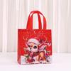 Nuevas Bolsas de Regalo Navideñas de Comercio Exterior, Trineo de Santa Claus, Bolsas No Tejidas de Nochebuena, Bolsas Rojas Festivas para Dulces al por Mayor