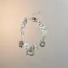 Pulsera de Cuentas Rotas Popular de Venta Caliente al por Mayor Super Hada Estrella Mariposa Estilo Fresco de Lujo Ligero Pulsera para Mejor Amiga Novia Regalo