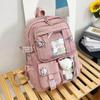 Mochila escolar para alunos 2023 nova bolsa de ombro moda coreana Harajuku mochila temporada de comércio exterior uma geração de cabelo