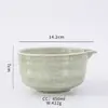Cuenco de Matcha Transfronterizo Set de Té de Cerámica Accesorios Soporte para Batidor de Té Set Ceremonia del Té Japonesa Herramientas de Arte del Té Dinastía Song Ensaladera
