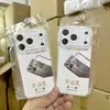Funda Blanda de TPU Transparente de Borde Recto Adecuada para iPhone Apple 17Pro Airbag en las Cuatro Esquinas Anticaídas Carcasa Espacial de TPU Transparente