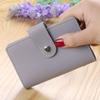 Tarjetero con Cierre, Tarjetero Simple y Portátil con Múltiples Ranuras para Tarjetas, Estuche Elegante Portátil para Almacenamiento de Tarjetas de Identificación