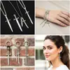 Accesorios de joyería de aleación hechos a mano para DIY, colgante de espada larga simulada, pendientes de espada de arma europeos y americanos populares, colgante de collar
