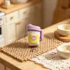 Kit de adesivos modelo de temperos de cozinha em miniatura, ímãs de geladeira DIY com cola cremosa, chaveiros, presilhas de cabelo, material para capa de celular