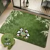 Alfombrilla absorbente para suelo de baño, alfombrilla antideslizante para inodoro, estilo fresco y simple, alfombrilla de secado rápido para uso doméstico en la entrada del inodoro o la ducha