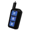 433Xhs1527 Código de Aprendizaje Sct2260 Control Remoto de Código Fijo Negro Control Remoto de Código de Aprendizaje de Tres Botones