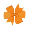 Pinzas para el pelo de cinta de satén acanalada, bestsellers europeos y americanos de Amazon transfronterizos, pinzas para el pelo de lazo de color liso, accesorios para el pelo para niños al por mayor