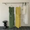 Liquidación, Sin Devoluciones ni Cambios. Vestido de Verano Estilo Francés Suave y Elegante Versátil Adelgazante con Corbata para Mujer 1266