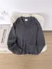 Suéter de Tricô Pulôver com Gola V, Estilo Leve Maduro, Gola Reversível, Peso Pesado, Polo Masculino Vintage de Manga Longa, Casual Americano, Roupa de Outono
