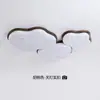 Lámpara de Techo para Sala de Estar Estilo Medieval Lámpara Principal para Dormitorio Nuevo Estilo Crema Wabi-Sabi Retro Madera Maciza Nube Protección Ocular Lámpara para Recibidor