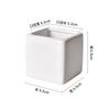 Vaso de Cerâmica Branco para Flores Vaso Planta Jardinagem Vasos Suculenta Orquídea Phalaenopsis Vaso Recipiente Decoração de Mesa