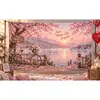 Fondo romántico transfronterizo para el Día de San Valentín, accesorios para fotos de fiesta de rosas en forma de corazón, decoración de pared para confesiones de boda