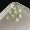 2026 Nuevo Corte Fuego Celeste Flor de Ciruelo Zircón 6*6 Piedra Suelta, Brillante, Se Puede Usar para Hacer Aretes DIY, Aretes de Cartílago, o como Piedra de Acento