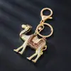 Llavero Creativo Lindo de Fruta Limón con Incrustaciones de Diamantes Colgante para Bolso de Mujer Anillo de Llavero de Metal Regalo de Dibujos Animados