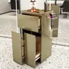 Gabinete de Herramientas para Salón de Belleza Mesa Espejo para Salón de Peluquería Gabinete con Cajones Gabinete de Almacenamiento de Madera para Cortar el Cabello Gabinete de Trabajo para Barbería
