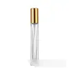 En Stock Botella de Vidrio para Decantar Perfume Delgada de 10ml, Botella con Atomizador de Perfume Tipo Prensa, Botella de Perfume al por Mayor, Botella Vacía