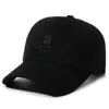 Gorra de béisbol de cuero liso de color sólido transfronteriza sombrero para exteriores para hombres de mediana edad y ancianos con terciopelo grueso resistente al viento cálido sombrero de pico