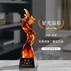 Troféu de vidro antigo criativo personalizado empresa reunião anual funcionários excepcionais Brindes de cristal troféu de cristal personalizado