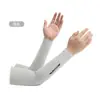 Mangas de Gelo para Proteção Solar Masculina, Luvas de Seda de Gelo, Mangas de Braço Finas de Verão com Proteção UV para Dirigir, Ciclismo e Atividades ao Ar Livre