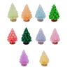 Simulación de color, accesorios navideños, decoración, árbol de Navidad, resina, artesanía, pequeños adornos, bricolaje, joyería, crema, pegamento, venta al por mayor