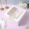 Simples estilo coreano 6-grãos 9-grãos Mini Pão Mu Si Cake Packaging Box Egg Yolk Cake Neve Mei Niang Caixa de embalagem