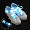 Cadarços luminosos de LED de sete gerações dança hip-hop corrida noturna sapatos piscantes corda nylon cadarços luminosos outlet de fábrica
