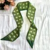 Cinta Retro Francesa Larga Estrecha Bufanda de Seda Diadema Corbata Cola de Caballo Hada Elegante Banda para la Cabeza Banda Variedad Bufanda Venta al por Mayor