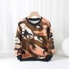 Roupas Infantis Primavera e Outono Estilo Coreano Novos Moletons de Manga Comprida para Meninos Moletons de Terry Cor Pura para Crianças Médias e Grandes Moletons Infantis