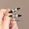 Pinza para Flequillo de Lazo Pequeño con Pedrería Pinza Lateral de Pico de Pato Mini Pasador de Pelo con Pedrería Pinza de Frente de Gama Alta