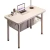 No requiere instalación; mesa plegable para propiedades de alquiler, escritorio de computadora, escritorio de dormitorio, escritorio de escritura, mesa de comedor para uso doméstico, mesa de comedor rectangular
