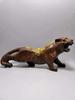 Lingote de Cobre Estilo Antiguo Adorno de Tigre de Año Nuevo, Animal del Zodiaco Propicio Tigre de Dinero, Decoración de Coche, Decoración del Hogar Sala de Estar